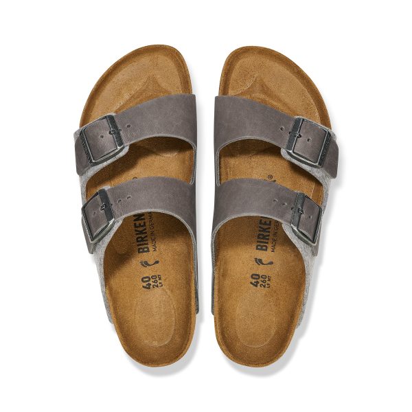 Arizona Authentic Felt Light Grey Oiled Leather/Felt - Image 3