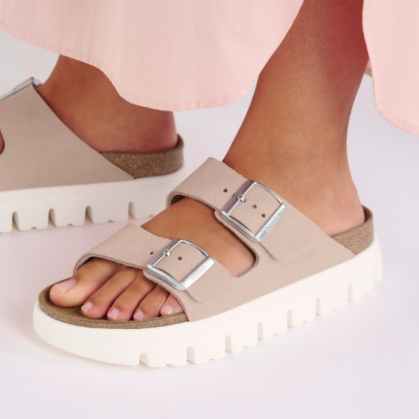 Arizona Chunky Light Rose Suede Leather - Image 5