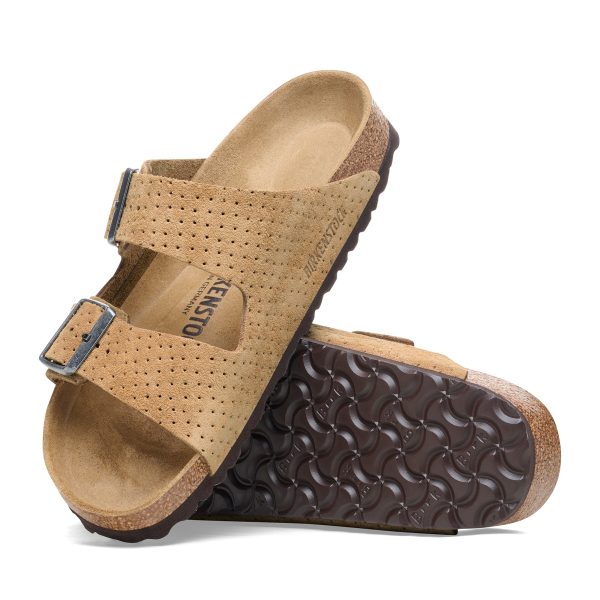 Arizona New Beige Embossed Suede Leather - Image 4