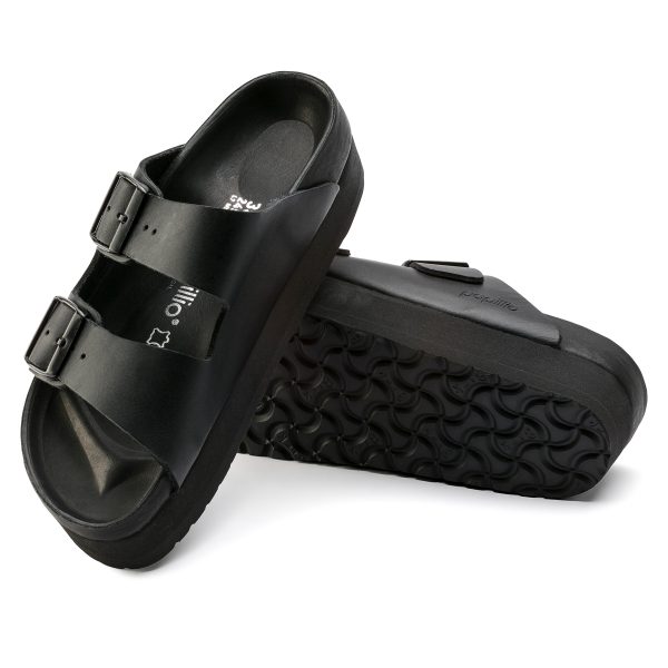 Arizona Exquisite Platform Black Natural Leather - Image 4