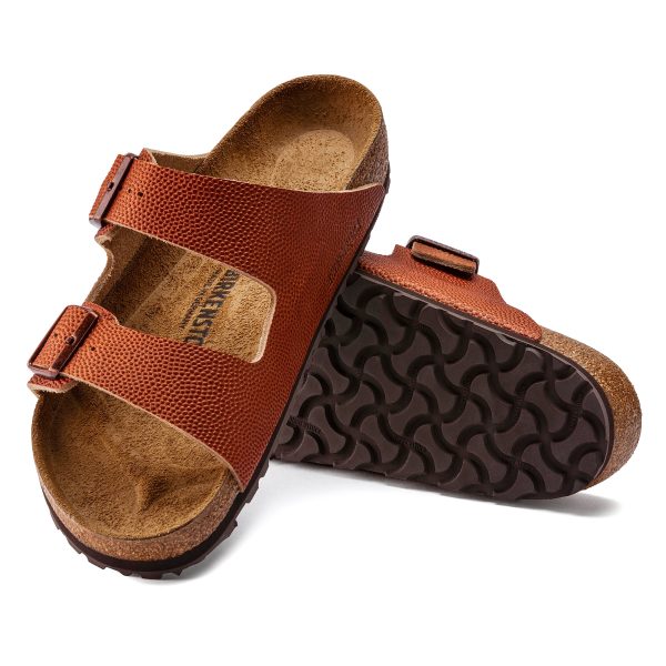 Arizona Ginger Brown Embossed Natural Leather - Image 4