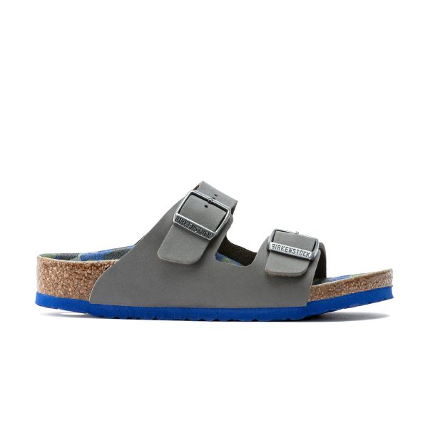 Arizona Kids Grey/Multicolour Camo Birko-Flor - Image 2
