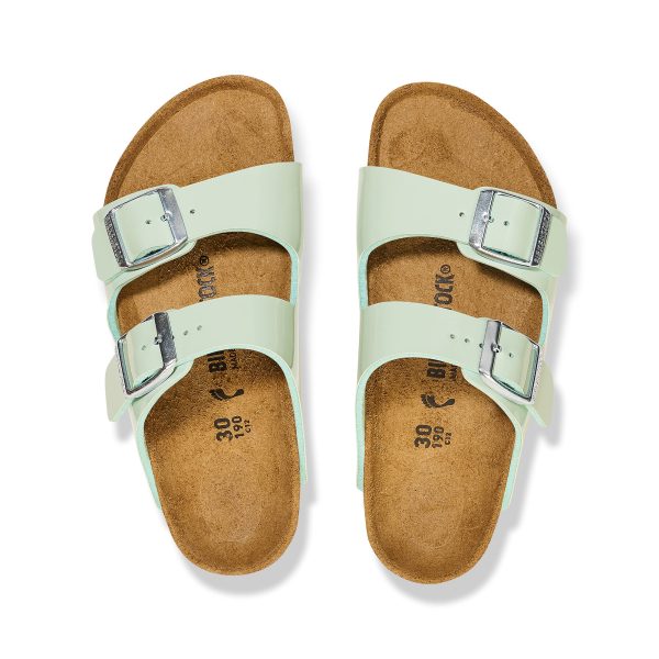 Arizona Kids Patent Surf Green Birko-Flor Patent - Image 3
