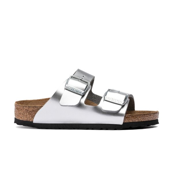 Arizona Kids Metallic Silver Birko-Flor - Image 2