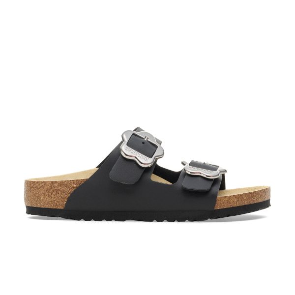 Arizona Kids Flower Buckle Black Birko-Flor - Image 2