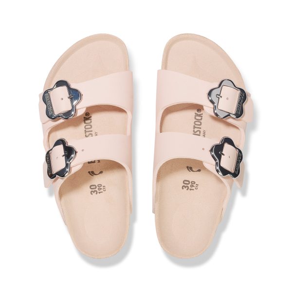 Arizona Kids Flower Buckle Light Rose Birko-Flor - Image 3