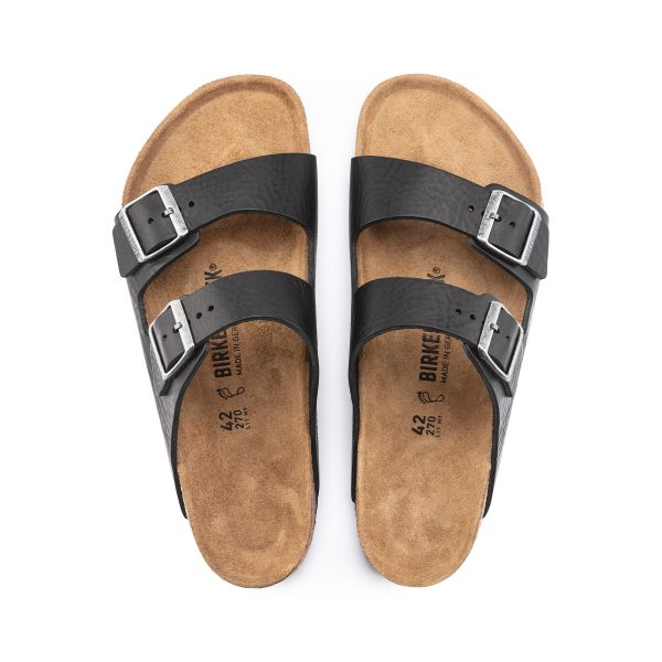 Arizona Vintage Wood Black Natural Leather - Image 3