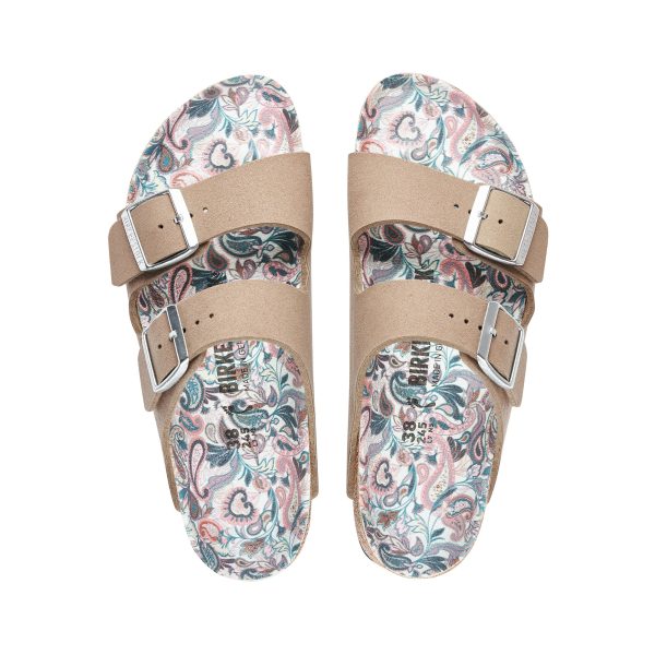 Arizona Vegan Paisley Grey Taupe Synthetic - Image 3