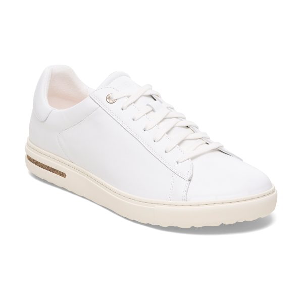 Bend Low White Smooth Leather