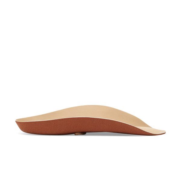 Blue Footbed Heels Beige Leather - Image 3