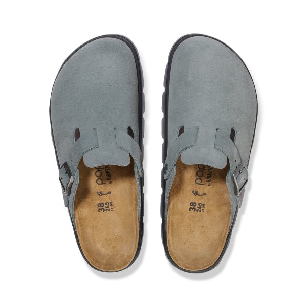 Boston Chunky Basalt Grey Suede Leather - Image 3