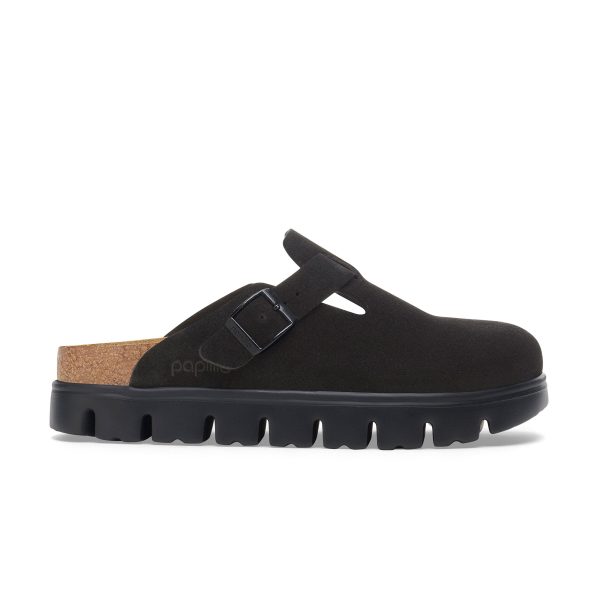 Boston Chunky Black Suede Leather - Image 2