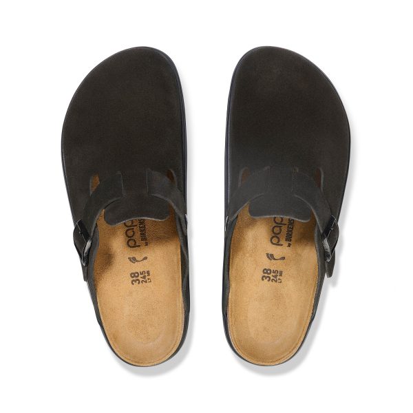 Boston Chunky Black Suede Leather - Image 3