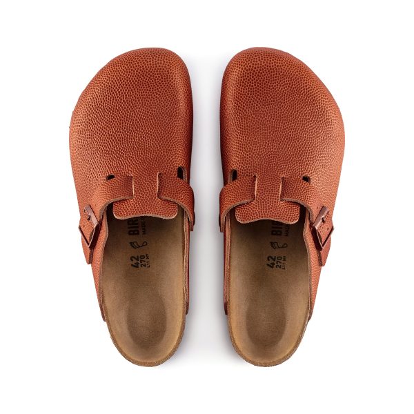 Boston Ginger Brown Embossed Natural Leather - Image 3