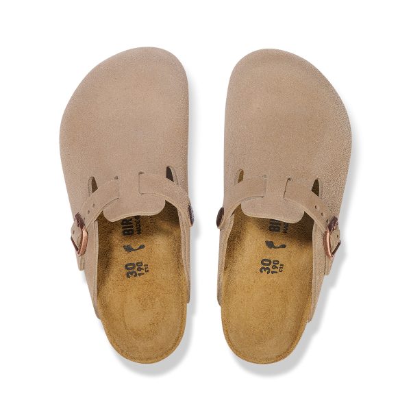 Boston Kids Taupe Suede Leather - Image 3