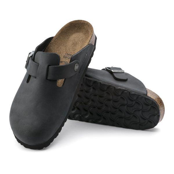 Boston Black Oiled Leather - Image 4