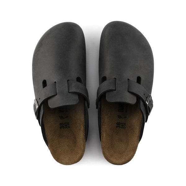 Boston Black Oiled Leather - Image 3
