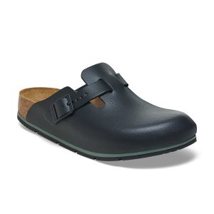 Boston Pro Black PU Coated Natural Leather