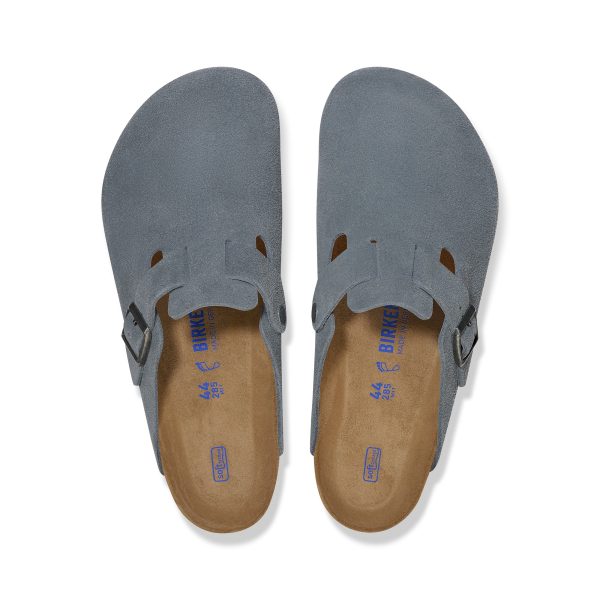Boston SFB Basalt Grey Suede Leather - Image 3