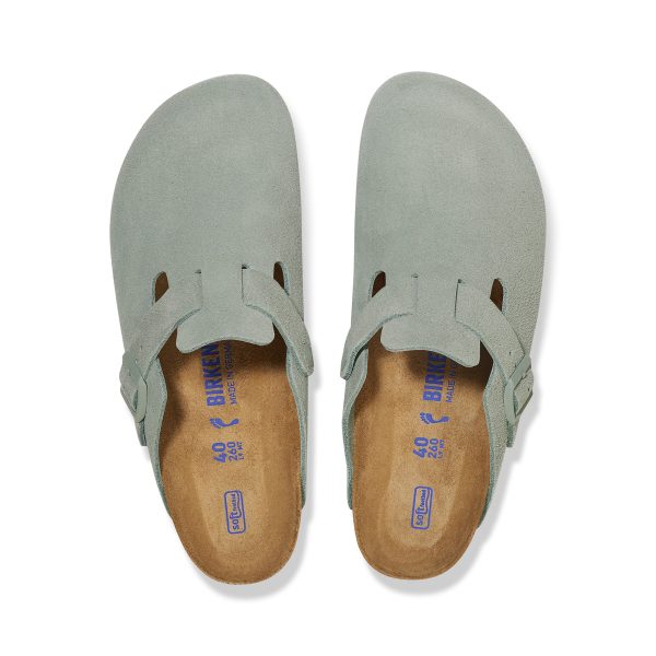 Boston SFB Pure Sage Suede Leather - Image 3