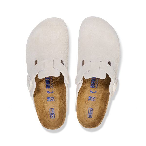 Boston SFB Antique White Suede Leather - Image 3
