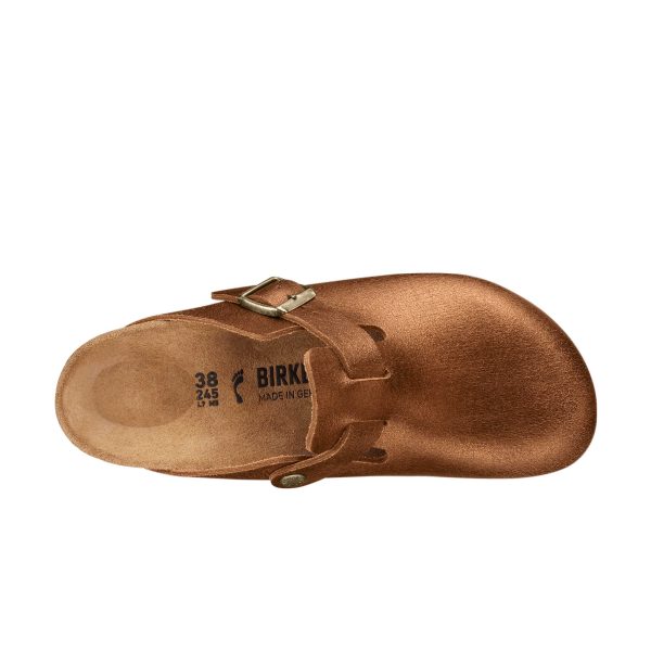 Boston Washed Metallic Antique Copper Natural Leather - Image 3