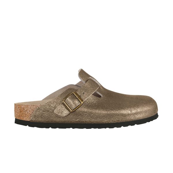 Boston Washed Metallic Antique Gold Natural Leather - Image 2