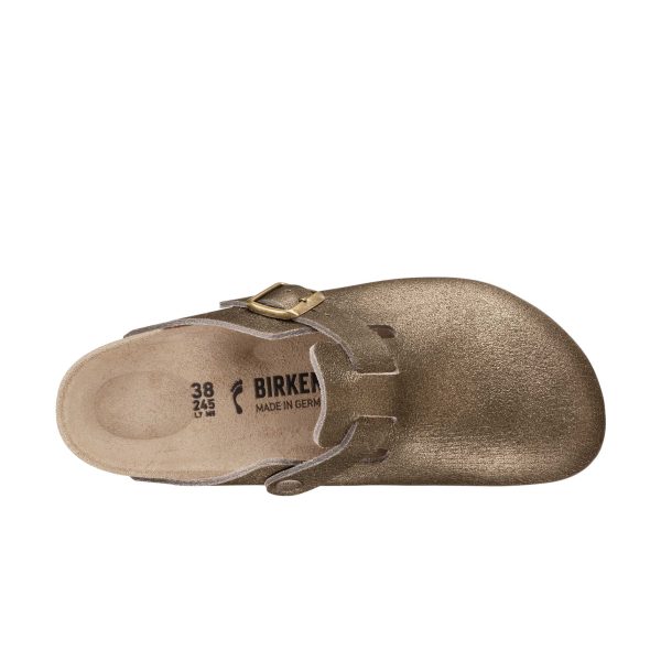Boston Washed Metallic Antique Gold Natural Leather - Image 3