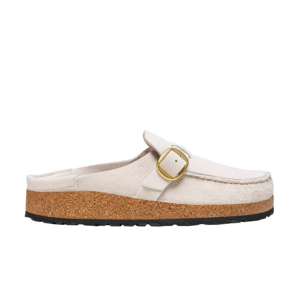 Buckley Corduroy Antique White Embossed Suede Leather - Image 2