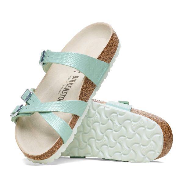 Franca Shiny Surf Green Embossed Birko-Flor - Image 4