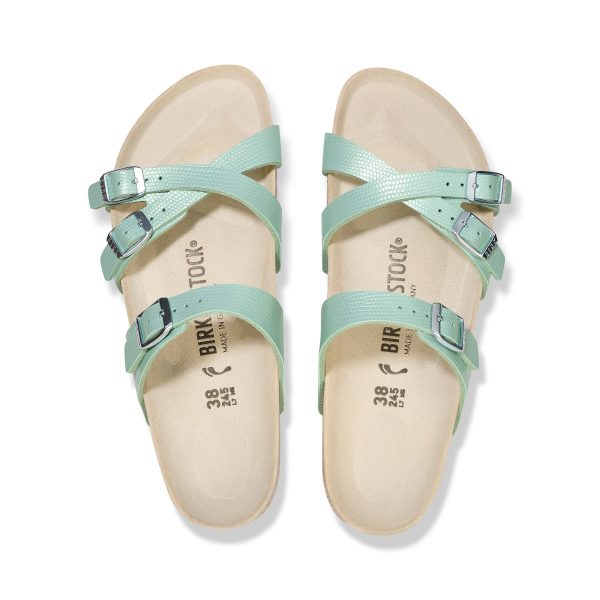 Franca Shiny Surf Green Embossed Birko-Flor - Image 3