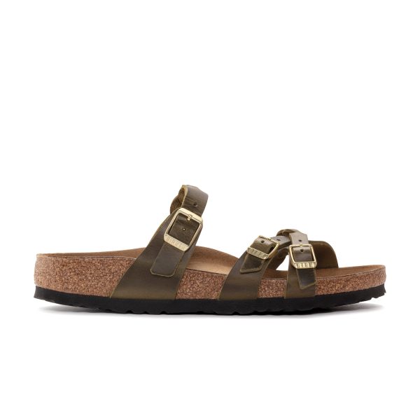 Franca Braided Green Olive Oiled Leather - Image 2