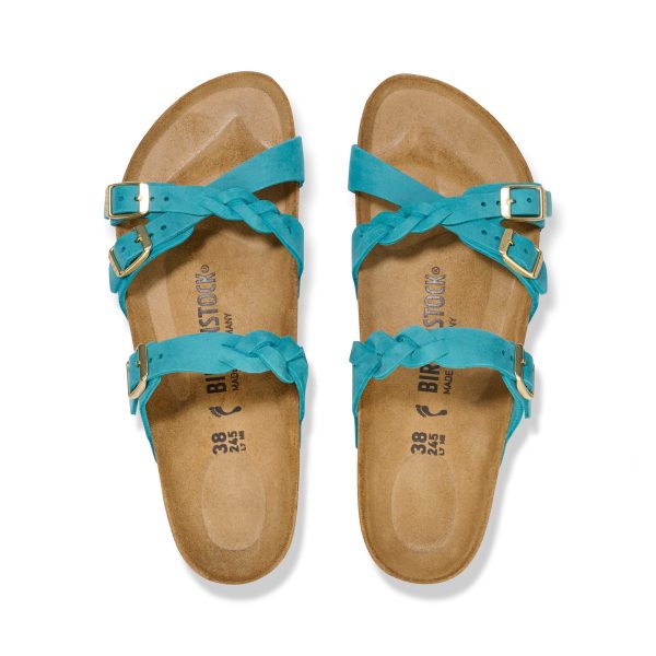Franca Braided Biscay Bay Oiled Leather - Image 4