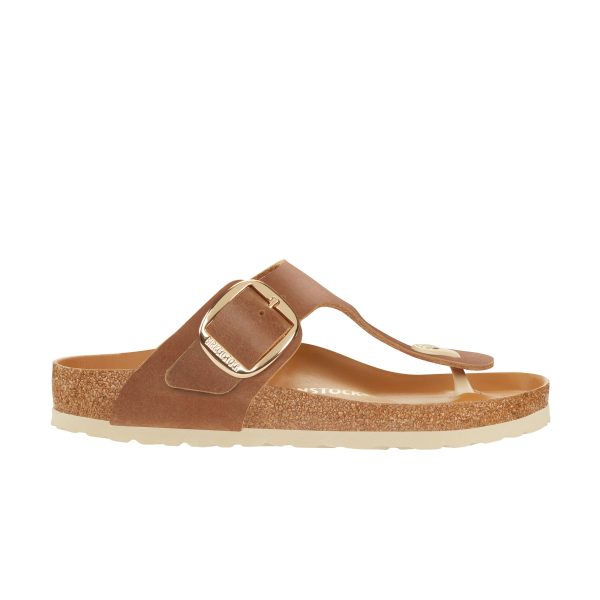 Gizeh Big Buckle Cognac Oiled Leather - Image 2