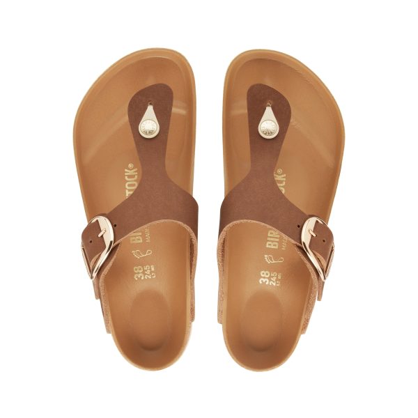 Gizeh Big Buckle Cognac Oiled Leather - Image 3