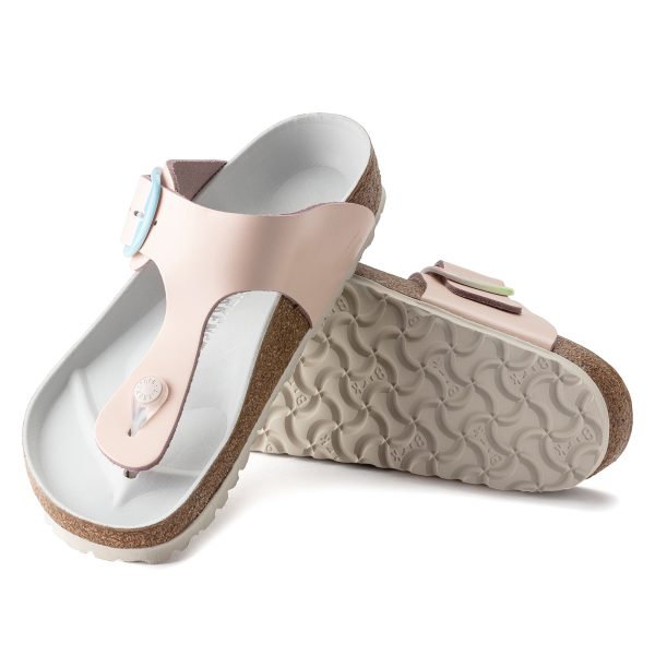 Gizeh Big Buckle Ombre Light Rose Smooth Leather - Image 4