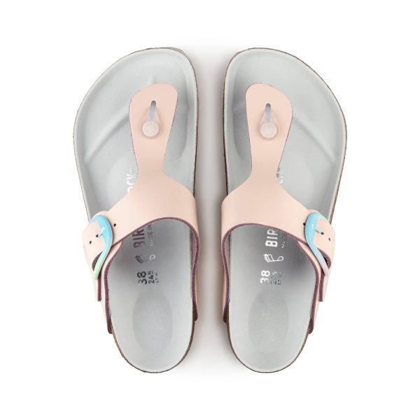 Gizeh Big Buckle Ombre Light Rose Smooth Leather - Image 3