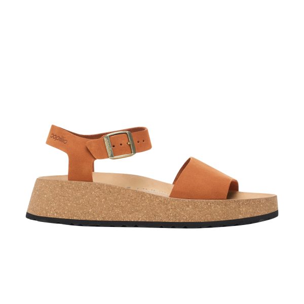 Glenda Pecan Nubuck Leather - Image 2