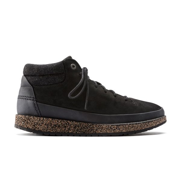 Honnef High Black Oiled Nubuck Leather - Image 2