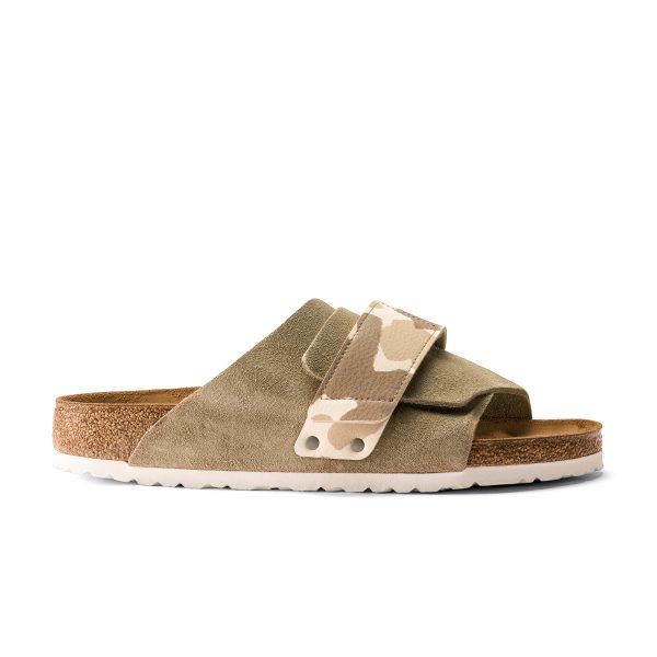Kyoto Grey Taupe/Camo Almond Suede Leather - Image 2