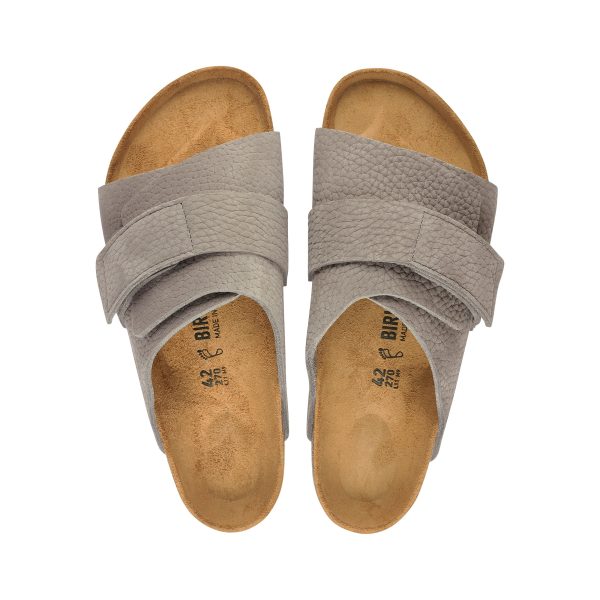 Kyoto Desert Buck Whale Grey Nubuck Leather - Image 3