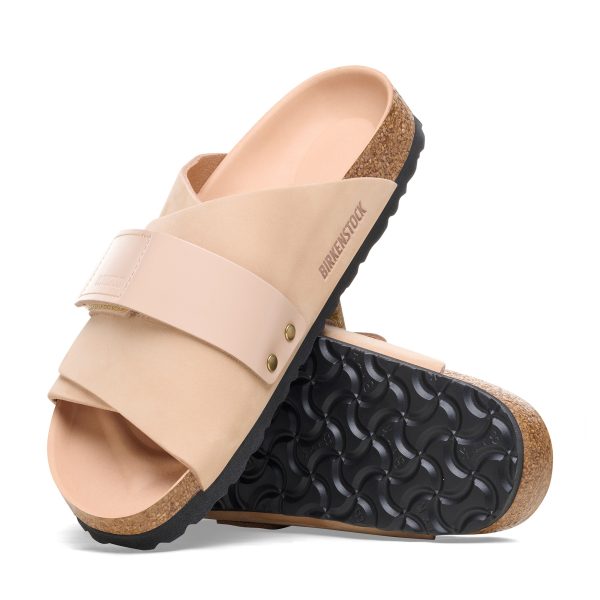 Kyoto High Shine New Beige Nubuck Leather - Image 4
