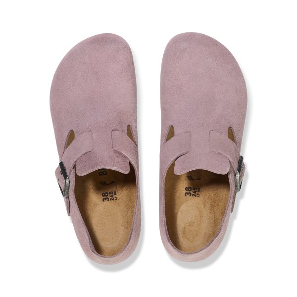 London Faded Purple Suede Leather - Image 3