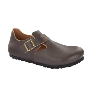 London Graphite Natural Leather