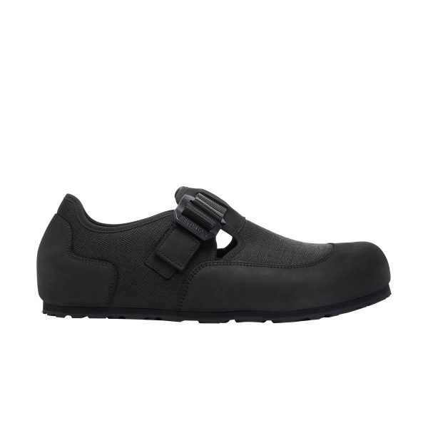 London Nova Black Textile/Nubuck Leather - Image 2