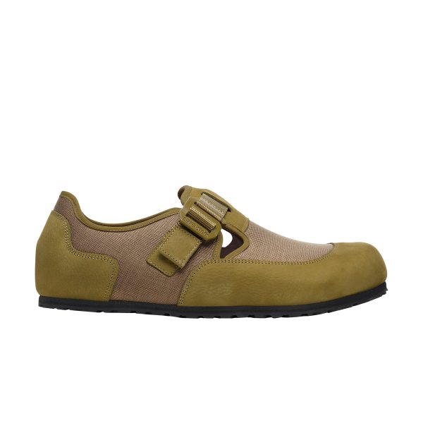 London Nova Pine Green Textile/Nubuck Leather - Image 2