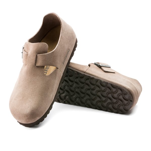 London Taupe Suede Leather - Image 4