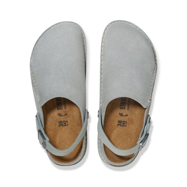 Lutry Pure Sage Suede Leather - Image 4