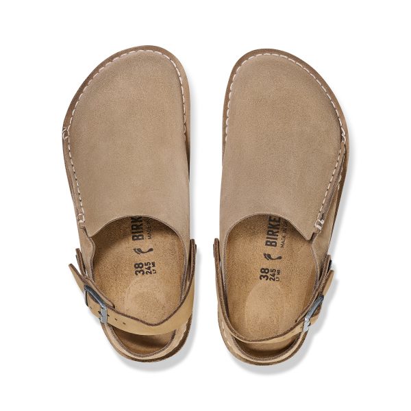 Lutry Grey Taupe Suede Leather - Image 3