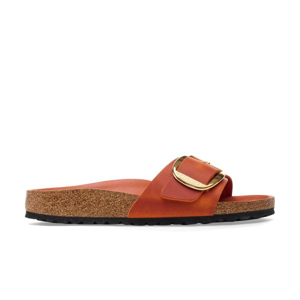 Madrid Big Buckle Burnt Orange Oiled Leather - Image 2